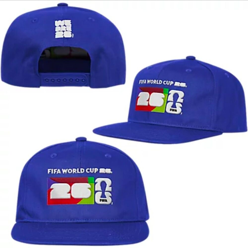 FIFA World Cup 2026 Official Licensed Blue Snapback Hat Cap NWT